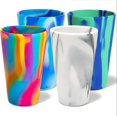 Τροφικό Σιλικόνη Tumbler Cup Αδιάσπαστο και Πλυντήριο Πλυντηρίων Ασφαλές για Εξωτερικές Περιπέτειες