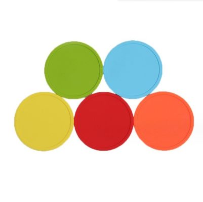 Προσαρμοσμένο στρογγυλό σιλικόνιο ποτό coaster κανένα στυλ σχεδιασμού για τραπέζι τραπέζι