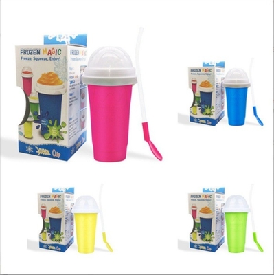 Κεπάκι DIY Slushie Maker Cup Magic Slushy Maker Squeeze Cup Summer Quick Frozen Cooling Smoothie Pinch Cup (Μαγικό Slushy Maker Squeeze Cup) Το καλοκαίρι γρήγορα κατεψυγμένο παγωμένο smoothie cup