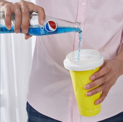 Κεπάκι DIY Slushie Maker Cup Magic Slushy Maker Squeeze Cup Summer Quick Frozen Cooling Smoothie Pinch Cup (Μαγικό Slushy Maker Squeeze Cup) Το καλοκαίρι γρήγορα κατεψυγμένο παγωμένο smoothie cup
