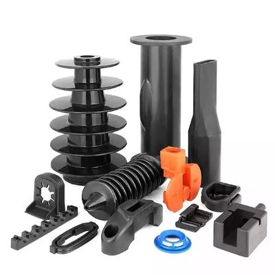 Τμήματα από καουτσούκ σιλικόνης, κατασκευασμένα κατά παραγγελία, για μηχανήματα πλαστικών