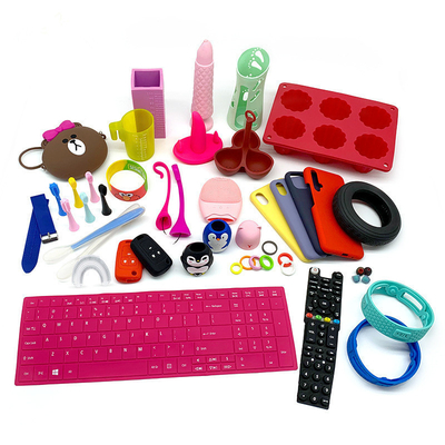 Προσαρμοσμένο σχέδιο NR CR NBR EPDM Molding Molded Silicone Rubber Part