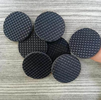 Τυποποιημένο μέγεθος Μαύρο πλέγμα Σιλικόνιο καουτσούκ τύπου γκαζέτας με αυτοκόλλητο πάτωμα ποδιών