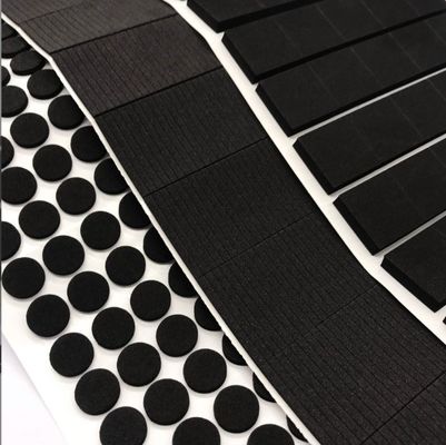 Προσαρμοσμένο μονόπλευρο αυτοκόλλητο EVA Foam Pad Μαύρο κυκλικό πάτο για προστασία