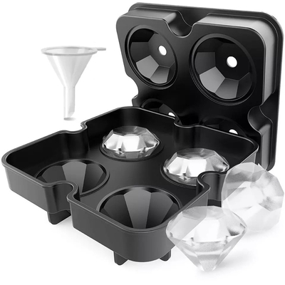 6 τρύπες Στρογγυλό Κύκλο πάγου Κούφος με Honeycomb Square Ice Tray και Diamond Ice Cube Tray