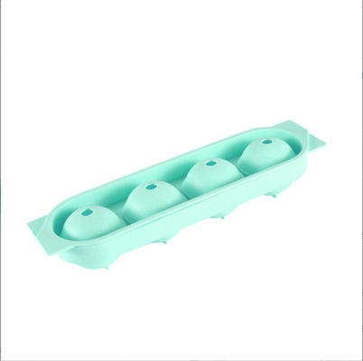 Σιλικόνιο Ice Cube Τράι Σχήματα Κρυστάλλινο Διαφανές 4 Σωλήνη φορητή στρογγυλή σφαίρα κατασκευαστής