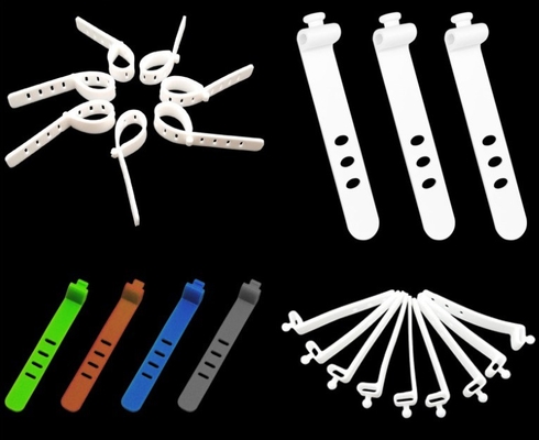 MVQ Custom Molding Silicone Rubber Molded Part για πολυλειτουργικό ρυθμιζόμενο καλώδιο