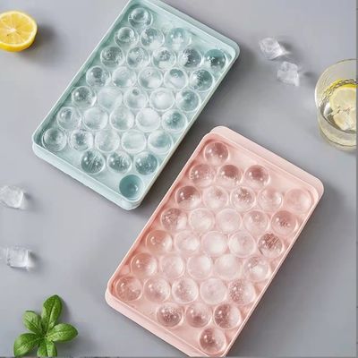 Στρογγυλός επαναχρησιμοποιήσιμος κατασκευαστής παγωτού με κάλυμμα Φιλικό προς το περιβάλλον πλαστικό PP τροφίμων