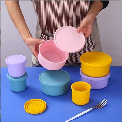 Τροφικό Σιλικόνιο Bento Lunch Box 1 Λάτσε Σώμα Αποθήκευσης Τροφίμων για όλες τις ηλικίες