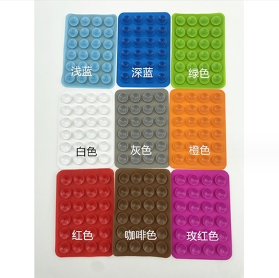 Σιλικόνη 24 Anti Slip Σιλικόνη Custom Adhesive Suction Cup Pads για κάλυμμα κινητού τηλεφώνου
