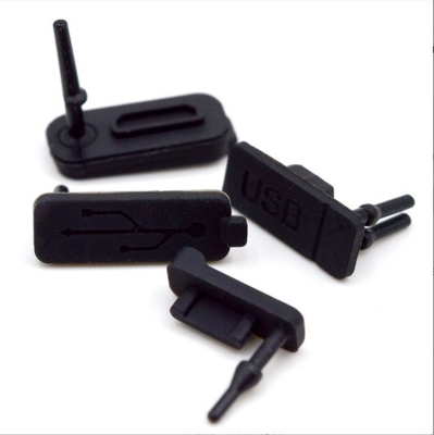 EPDM NR NBR Ελαστικό USB Αντι-σκονική κάλυψη από σιλικόνη με επεξεργασία χύτευσης και προσαρμοσμένη