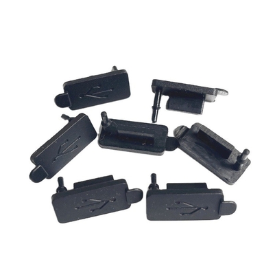 EPDM NR NBR Ελαστικό USB Αντι-σκονική κάλυψη από σιλικόνη με επεξεργασία χύτευσης και προσαρμοσμένη