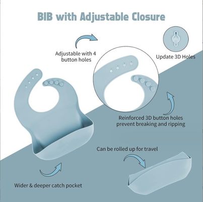 Τροφικό Σιλικόνιο Κούπα και κουτάλι για το βρέφος Φαΐσματος Καμία Στυλ Σχεδιασμού Εύκολο καθαρισμός