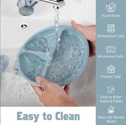 Τροφικό Σιλικόνιο Κούπα και κουτάλι για το βρέφος Φαΐσματος Καμία Στυλ Σχεδιασμού Εύκολο καθαρισμός