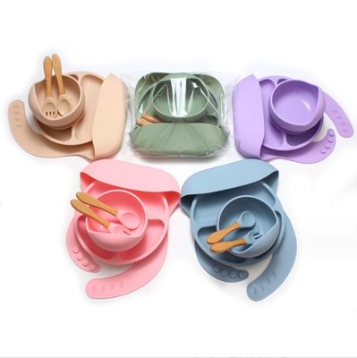 Τροφικό Σιλικόνιο Κούπα και κουτάλι για το βρέφος Φαΐσματος Καμία Στυλ Σχεδιασμού Εύκολο καθαρισμός