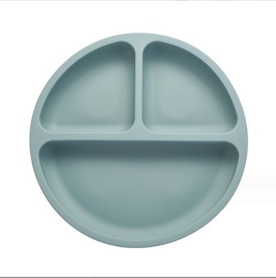 Τροφίμων Σιλικόνη μωρά παιδιά Placemat Διαχωρισμένες πλάκες αναρρόφησης μωρών για την κατανάλωση από τα νήπια