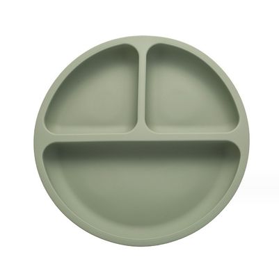 Τροφίμων Σιλικόνη μωρά παιδιά Placemat Διαχωρισμένες πλάκες αναρρόφησης μωρών για την κατανάλωση από τα νήπια