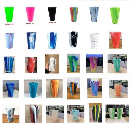 Αειφόρος χρωματιστής χρώμα Tie-Dye Σιλικόνη γυαλί για τα πάρτι Αθλητισμός και εξωτερικές δραστηριότητες