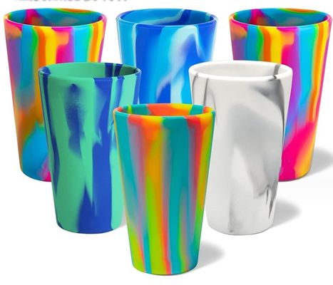 600 ml Αδιάσπαστο γυαλί από σιλικόνη επαναχρησιμοποιήσιμο και φιλικό για ταξίδια για τους λάτρεις του κρασιού