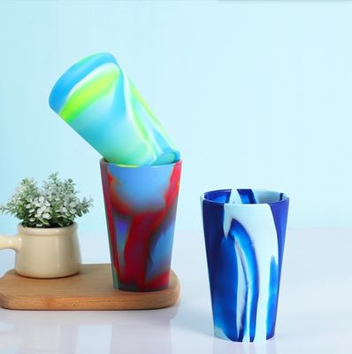 600 ml Αδιάσπαστο γυαλί από σιλικόνη επαναχρησιμοποιήσιμο και φιλικό για ταξίδια για τους λάτρεις του κρασιού