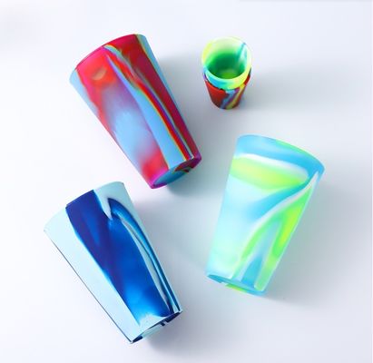 Σπίτι Κουζίνα Βιώσιμα Πολυχρωματικά Ποτήρια Σιλικόνης για Προσαρμοσμένο Ποτήρι Καφέ