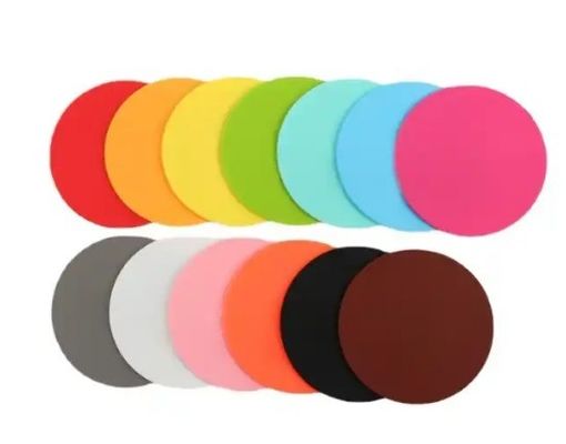 Ξενοδοχείο Coaster με ανοιχτήρα μπουκαλιών στρογγυλό σχήμα μαλακό καουτσούκ υλικό φωτιά μπογιά σφραγίδα Pad