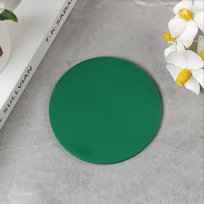 Στρογγυλό Custom Printed Logo Coaster για ποτό Cup Mat Soft PVC Coaster σε ανθεκτικό υλικό