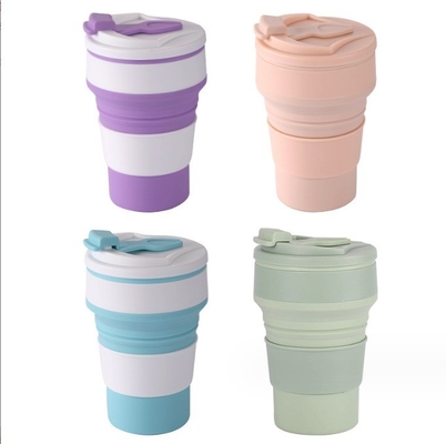 Το American Style Collapsible Travel Sport Mug παρουσιάζει σχεδιασμό για αναδιπλώσιμα κύπελλα από πυρίτιο