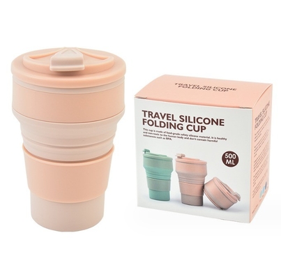 Το American Style Collapsible Travel Sport Mug παρουσιάζει σχεδιασμό για αναδιπλώσιμα κύπελλα από πυρίτιο