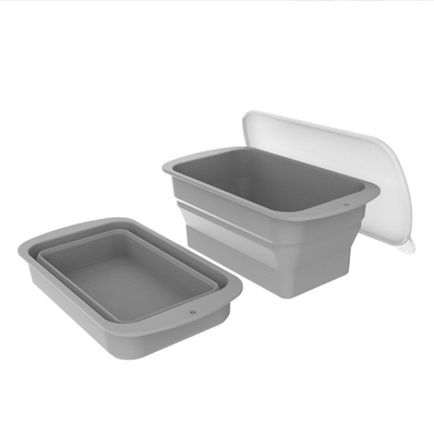 Τροφίμων Σιλικόνης Ice Cube Maker αναδιπλώσιμα φορητά καλούπια Δίσκοι για εύκολη απελευθέρωση