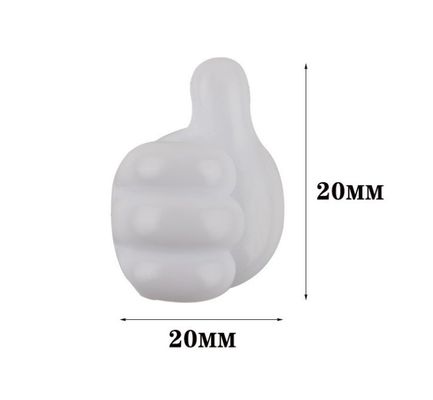 Δημιουργικό αυτοκόλλητο γάντζο αντίχειρα για κλιπ καλωδίων και διακόσμηση τοίχων